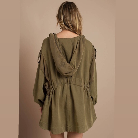 Free People Olive Jacket - Picture 3 of 7
